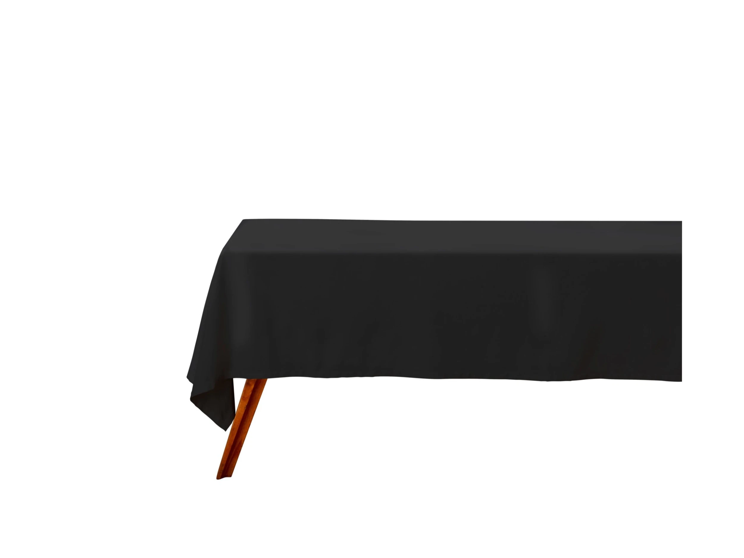 Cotton Classics Rectangle Tablecloth 230x150cm Black 3 Cotton Classics Rectangle Tablecloth 230x150cm Black