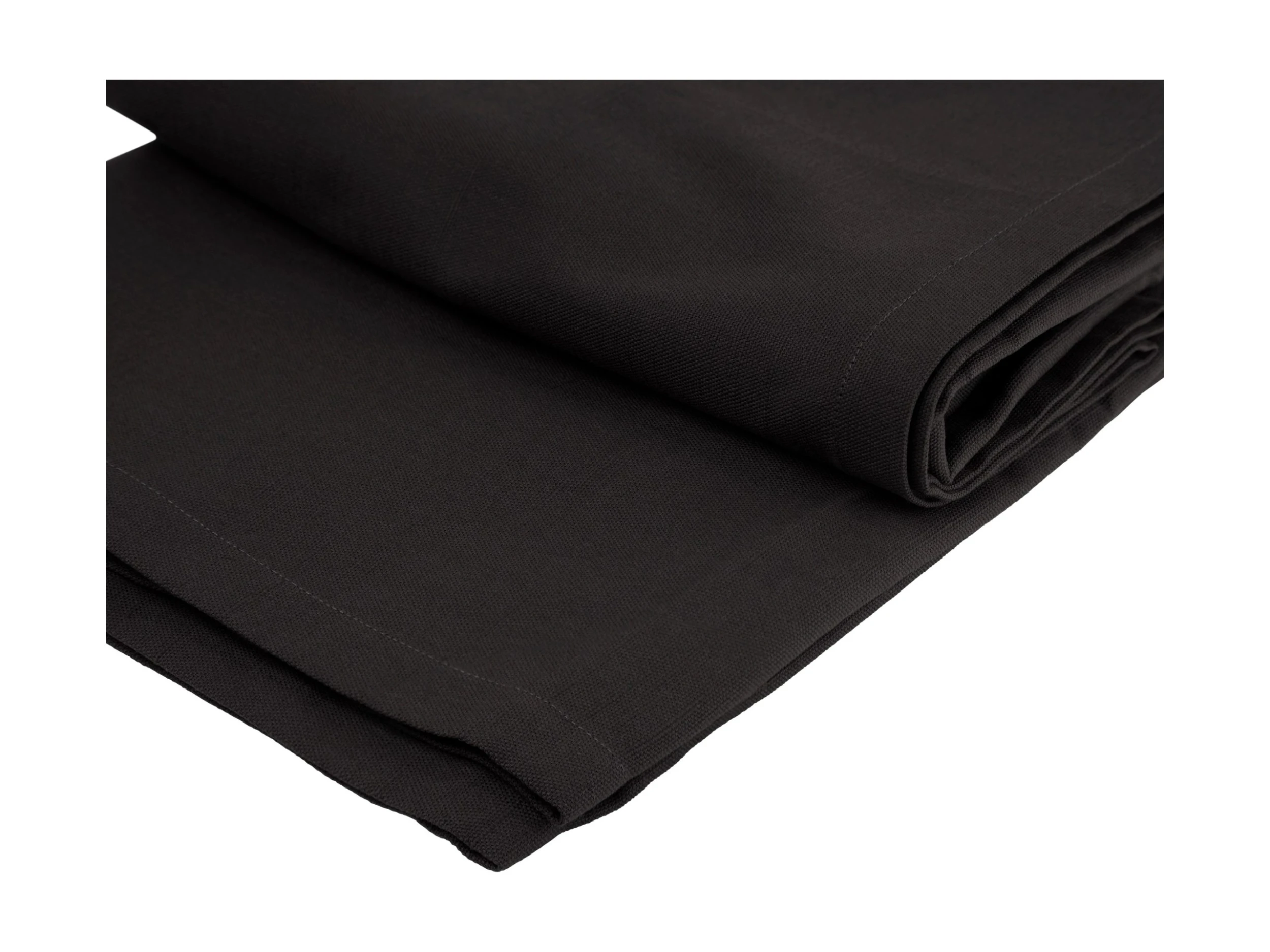 Cotton Classics Rectangle Tablecloth 230x150cm Black 4 Cotton Classics Rectangle Tablecloth 230x150cm Black - Image 2