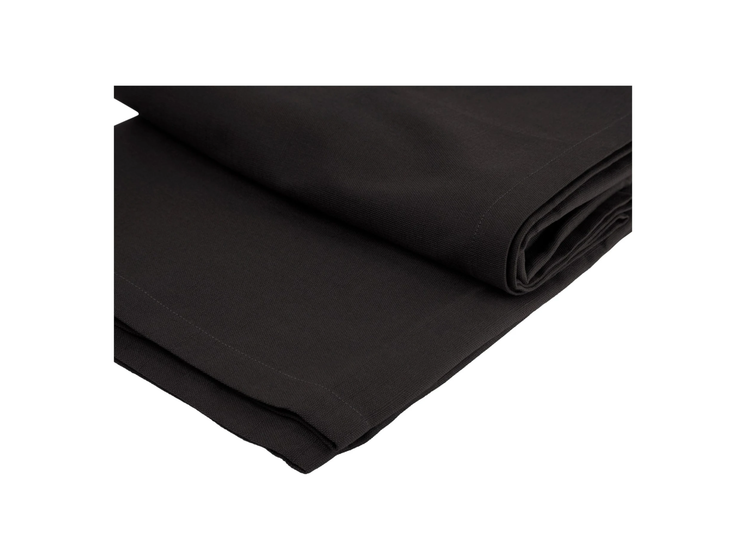 Cotton Classics Rectangle Tablecloth 300x150cm Black 4 Cotton Classics Rectangle Tablecloth 300x150cm Black - Image 2