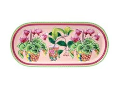 Gabby Malpas Jardin Platter 25x11.5cm Cyclamen Gift Boxed