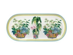 Gabby Malpas Jardin Platter 25x11.5cm Orchid Gift Boxed