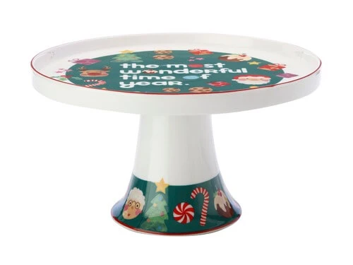 Kasey Rainbow Sparkly Season Footed Cake Stand 20cm Dark Green Gift Boxed 3 Kasey Rainbow Sparkly Season Footed Cake Stand 20cm Dark Green Gift Boxed
