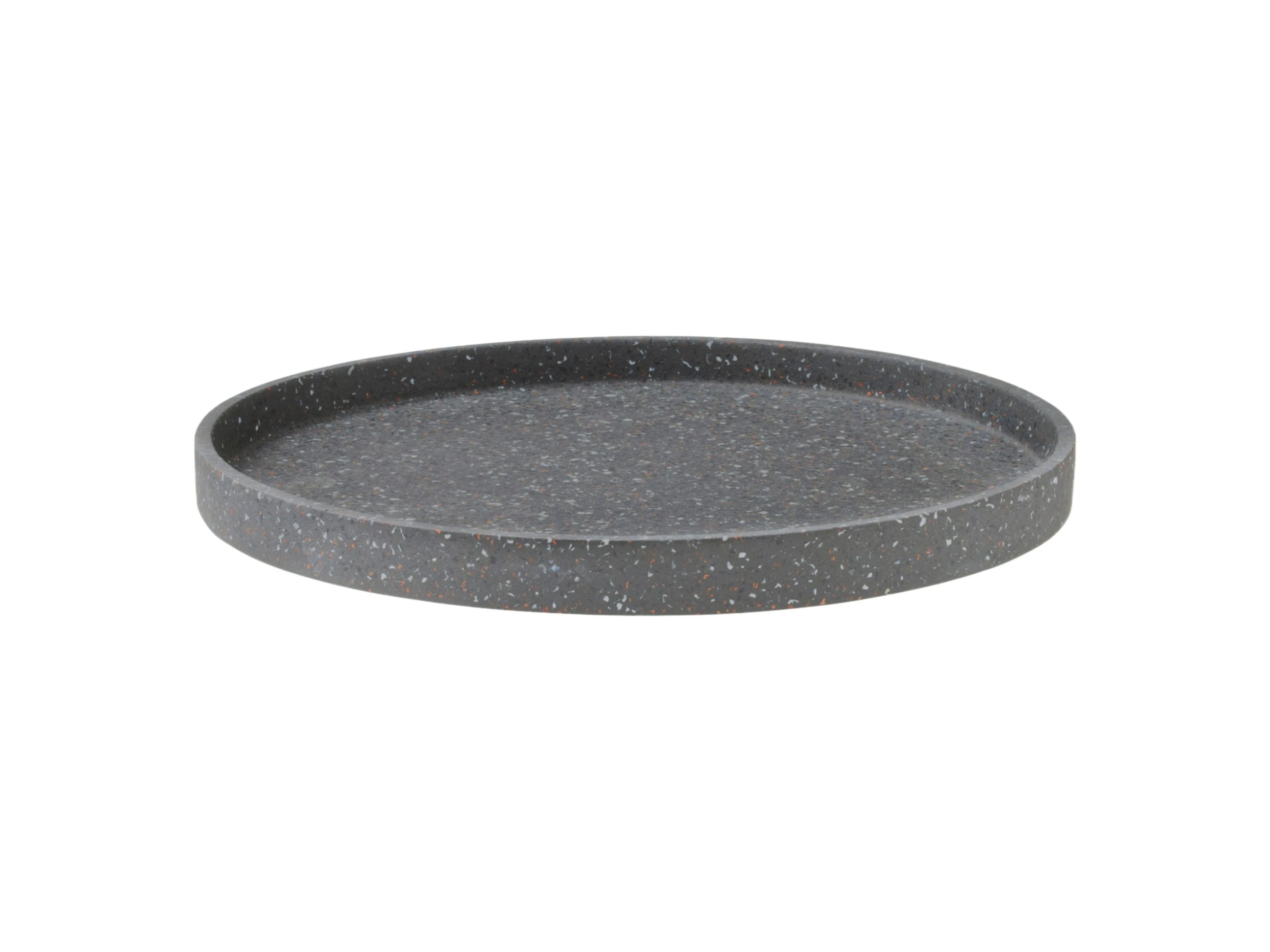 Livvi Terrazzo Round Serving Tray 26cm Charcoal Gift Boxed 4 Livvi Terrazzo Round Serving Tray 26cm Charcoal Gift Boxed - Image 2