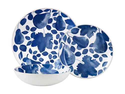 Giverny Dinner Set 12pc Blue Gift Boxed 3 Giverny Dinner Set 12pc Blue Gift Boxed