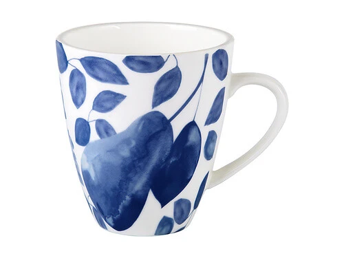 Giverny Coupe Mug Set Of 4 350ML Blue Gift Boxed 4 Giverny Coupe Mug Set Of 4 350ML Blue Gift Boxed - Image 2