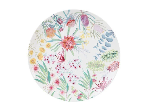 Royal Botanic Gardens Native Blooms Round Platter 33cm Gift Boxed 3 Royal Botanic Gardens Native Blooms Round Platter 33cm Gift Boxed