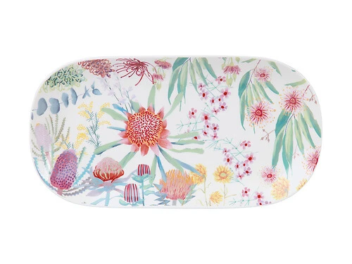 Royal Botanic Gardens Native Blooms Oval Platter 33x17.5cm Gift Boxed 3 Royal Botanic Gardens Native Blooms Oval Platter 33x17.5cm Gift Boxed