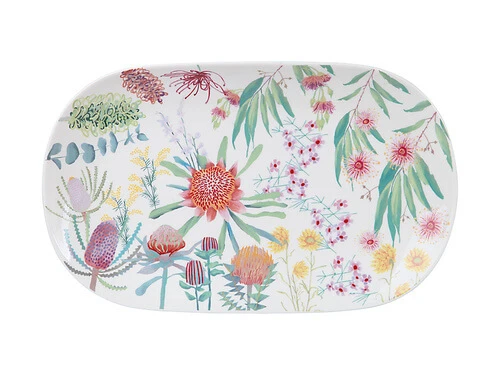 Royal Botanic Gardens Native Blooms Oval Platter 37x23cm Gift Boxed 3 Royal Botanic Gardens Native Blooms Oval Platter 37x23cm Gift Boxed