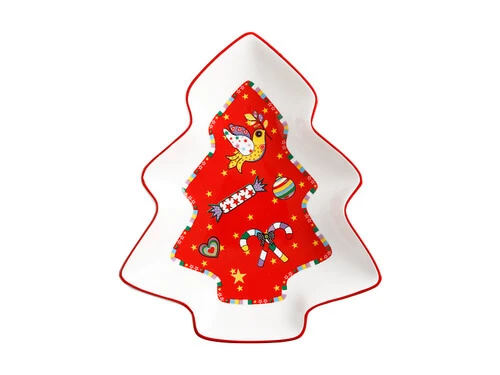Donna Sharam Wonderland Tree Dish 16cm Red Gift Boxed 3 Donna Sharam Wonderland Tree Dish 16cm Red Gift Boxed