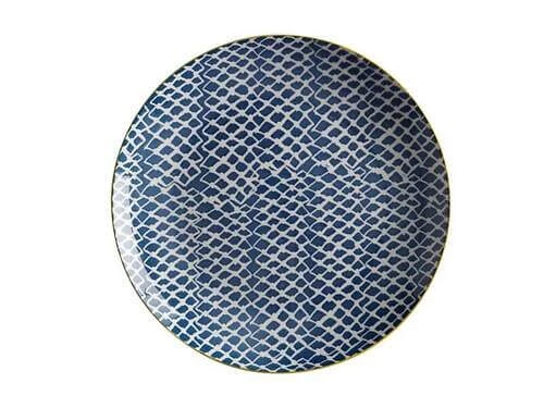 Laguna Plate 27cm Woven Blue 5 Laguna Plate 27cm Woven Blue - Image 3