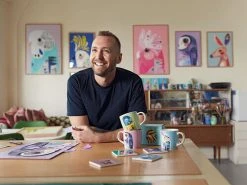 Pete Cromer Ceramic Square Tile Coaster Galah 9.5cm 7 Pete Cromer Ceramic Square Tile Coaster Galah 9.5cm -Maxwell & Williams Shop cromer2 3 5