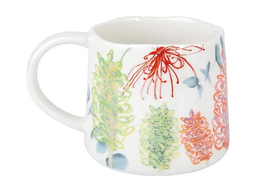 Royal Botanic Gardens Native Blooms Mug 350ML Grevillea 4 Royal Botanic Gardens Native Blooms Mug 350ML Grevillea - Image 2