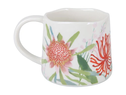 Royal Botanic Gardens Native Blooms Mug 350ML Waratah 4 Royal Botanic Gardens Native Blooms Mug 350ML Waratah - Image 2