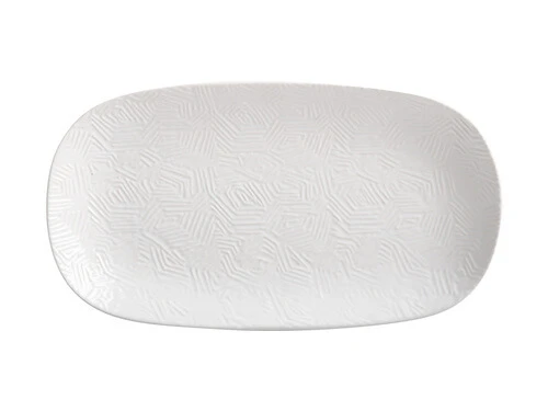 Dune Oblong Platter 33x18cm White Gift Boxed 3 Dune Oblong Platter 33x18cm White Gift Boxed