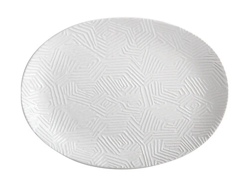 Dune Oval Platter 41x30cm White Gift Boxed 3 Dune Oval Platter 41x30cm White Gift Boxed