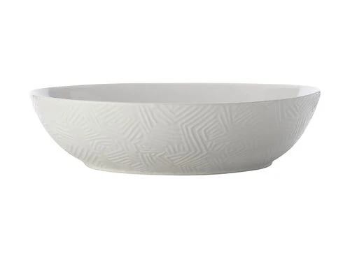 Dune Oval Serving Bowl 32x27cm White Gift Boxed 3 Dune Oval Serving Bowl 32x27cm White Gift Boxed