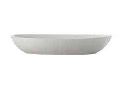 Dune Oval Serving Bowl 42x27cm White Gift Boxed