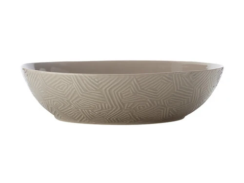 Dune Oval Serving Bowl 32x27cm Taupe Gift Boxed 3 Dune Oval Serving Bowl 32x27cm Taupe Gift Boxed