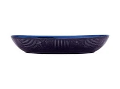Arc Oval Serving Bowl 42x27cm Indigo Blue Gift Boxed