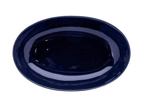 Arc Oval Serving Bowl 42x27cm Indigo Blue Gift Boxed 4 Arc Oval Serving Bowl 42x27cm Indigo Blue Gift Boxed - Image 2