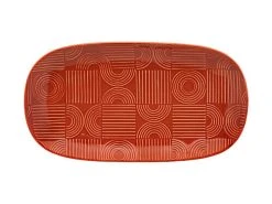 Maxwell & Williams Shop 51 Arc Oblong Platter 33x18cm Terracotta Gift Boxed