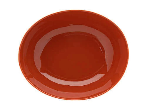 Arc Oval Serving Bowl 32x27cm Terracotta Gift Boxed 4 Arc Oval Serving Bowl 32x27cm Terracotta Gift Boxed - Image 2