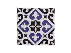 Medina Ceramic Square Tile Trivet Azrou 15cm