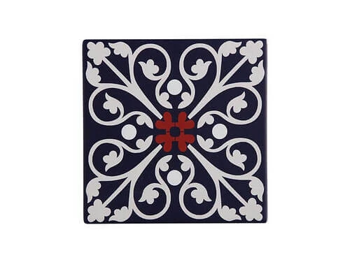 Medina Ceramic Square Tile Trivet Fes 15cm 5 Medina Ceramic Square Tile Trivet Fes 15cm - Image 3