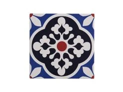 Medina Ceramic Square Tile Trivet Tiznit 15cm