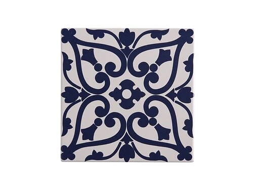 Medina Ceramic Square Tile Trivet Maarif 15cm 3 Medina Ceramic Square Tile Trivet Maarif 15cm