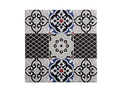 Medina Ceramic Square Tile Trivet Malaga 20cm 5 Medina Ceramic Square Tile Trivet Malaga 20cm - Image 3