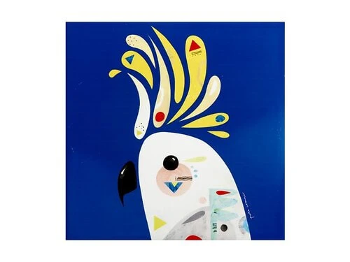 Pete Cromer Ceramic Square Trivet 20cm Cockatoo 3 Pete Cromer Ceramic Square Trivet 20cm Cockatoo