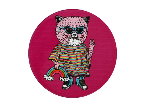 Mulga The Artist Ceramic Round Coaster 10.5cm Cat 3 Mulga The Artist Ceramic Round Coaster 10.5cm Cat
