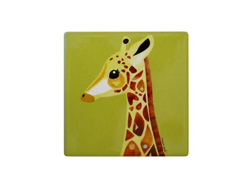 Pete Cromer Wildlife Ceramic Square Coaster 9.5cm Giraffe 3 Pete Cromer Wildlife Ceramic Square Coaster 9.5cm Giraffe