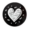 The Letterettes Ceramic Round Coaster 10.5cm Heart Gift Boxed -Maxwell & Williams Shop du0260