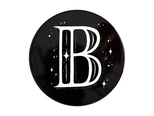 The Letterettes Ceramic Round Coaster 10.5cm B Gift Boxed"" 3 The Letterettes Ceramic Round Coaster 10.5cm B Gift Boxed""