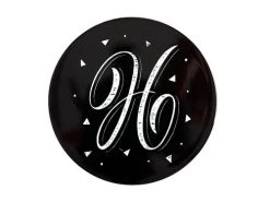 The Letterettes Ceramic Round Coaster 10.5cm H Gift Boxed""