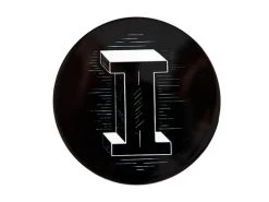 The Letterettes Ceramic Round Coaster 10.5cm I Gift Boxed""