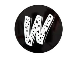 The Letterettes Ceramic Round Coaster 10.5cm W Gift Boxed""