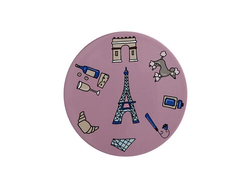 Megan McKean Cities Ceramic Round Coaster 10.5cm Paris 3 Megan McKean Cities Ceramic Round Coaster 10.5cm Paris