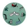 Megan McKean Cities Ceramic Round Coaster 10.5cm Venice -Maxwell & Williams Shop du0382