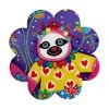 Donna Sharam Rainbow Jungle Ceramic Flower Coaster 10cm Slow Walker -Maxwell & Williams Shop du0386