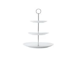 White Basics Diamonds 3-Tier Cake Stand