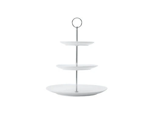 White Basics Diamonds 3-Tier Cake Stand 3 White Basics Diamonds 3-Tier Cake Stand