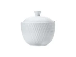 White Basics Diamonds Sugar Bowl