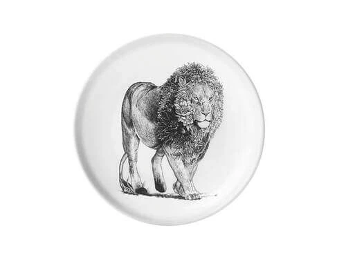 Marini Ferlazzo Plate 20cm African Lion 5 Marini Ferlazzo Plate 20cm African Lion - Image 3