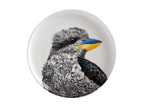 Marini Ferlazzo Birds Plate 20cm Laughing Kookaburra 3 Marini Ferlazzo Birds Plate 20cm Laughing Kookaburra