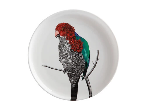 Marini Ferlazzo Birds Plate 20cm Australian King Parrot 3 Marini Ferlazzo Birds Plate 20cm Australian King Parrot