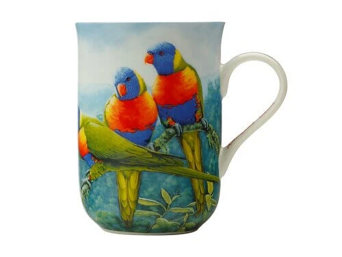 Birds Of Australia 10 Year Anniversary Mug 300ML Lorikeet 3 Birds Of Australia 10 Year Anniversary Mug 300ML Lorikeet