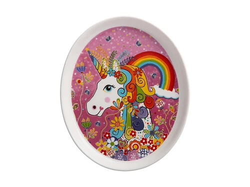 Donna Sharam Rainbow Jungle Plate 16cm Rainbow Unicorn Gift Boxed 3 Donna Sharam Rainbow Jungle Plate 16cm Rainbow Unicorn Gift Boxed